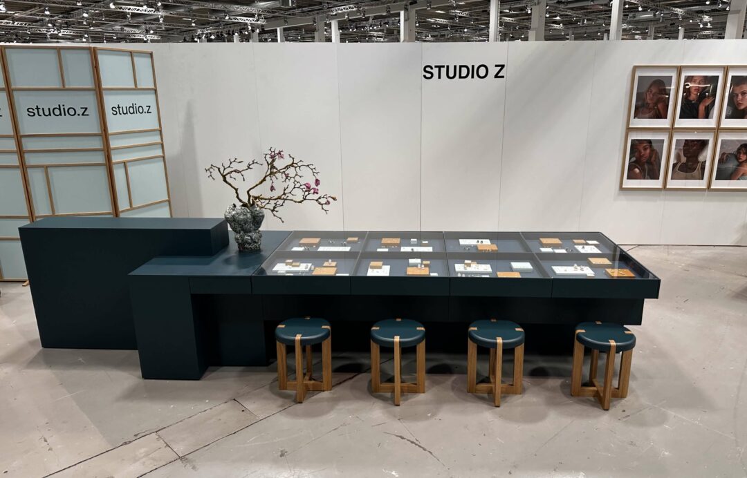 Messestand design for Studio Z på CIFF, København – specialfremstillede møbler